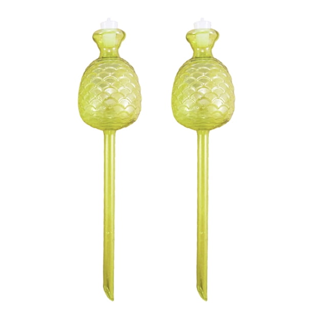 Bulbos de riego automático con diseño de piña, globos de riego para plantas, inserto de maceta, dispositivo de riego automático para plantas en maceta de interior y exterior.