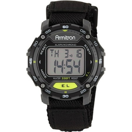 Armitron Unisex Sport Black Round