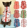 thumbnail image 7 of Puppy Dog Clothes for Christmas Winter Warm Pet Dog Sweaters Polyester Dogs Vest Paw Print Pet Dogs Cat Clothes, 7 of 7