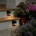 thumbnail image 3 of Better Homes & Gardens Nico Solar Powered Black LED Deck Step Light, 15 Lumens, 3 of 9