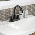 thumbnail image 5 of Design House 593962 Eastport II Contemporary Centerset Deck Mount 2-Handle Faucet for Bathroom  Matte Black, 5 of 20