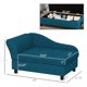 thumbnail image 2 of Sofa para perros con almacenamiento, azul oscuro, sofá para perros pequeños, 2 of 4