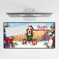 thumbnail image 4 of Merry Christmas Woofmas Xmas Noel Basset Hound Elf Candy Cane Snow Desk Mat Full Keyboard Mouse Pad Bassets Dog Breed Lovers Gifts Idea Large Mousepad - 13017, 4 of 5