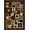 Brown, variant on Woven Trends Soho Area Rug with Modern Geometric Bordered Pattern, 3'7" x 5'6" Rug with Jute Backing, Durable and Soft, Stain and Fade-Resistant Area Rug Living Room, Bedroom Decor - Maroon