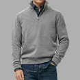 thumbnail image 2 of Maean Mens Big and Tall Sweatshirt V Neck Long Sleeve Textured Pullover Lightweight Sweaters Sweatshirts, 2 of 6