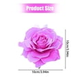 thumbnail image 3 of Clearance Under $0.66! Rose Curtain Tiebacks with Magnetic Holders for Window Drapes Bed Canopy Decor, 3 of 4