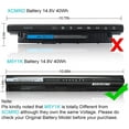 thumbnail image 5 of M5Y1K Laptop Battery for dell Inspiron 15 5000 5555 5558 5559 3552 3558 3567 14 3451 3452 3458 5458 17 5755 5758 Series Vostro 3458 3459 3558 3559 Latitude 3460 3560 W6D4J HD4J0 4WY7C 451-BBMG P28E, 5 of 6