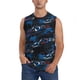 thumbnail image 1 of Fotbe Blue Sports Car Men's Camiseta sin Mangas Estampada para Hombres, Playera Casual para Gimnasio, Entrenamiento, Playa-Medium, 1 of 7