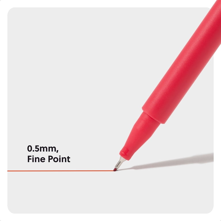 U Brands Fine Liners Felt Tip Pens, 24 Count, 0.5mm photo 3