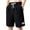 Black, variant on BADHUB Men Shorts Clearance Under $10 Big and Tall Ice Silk Drawstring Elastic Waistic Athletic Shorts Running Active Sweat Shorts Black XXL