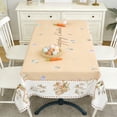 thumbnail image 5 of All-Season Waterproof Easter Tablecloth with Cute Rabbit Design, Bunny Egg Floral Print Table Cover for Indoor Outdoor Dining, Easter Party & Spring Home Decor, 5 of 5