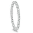 thumbnail image 2 of SZUL Women's 14K White Gold Diamond Eternity Band (.48 - .57 CTW), 2 of 3