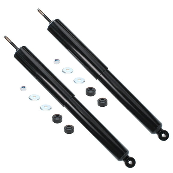 Detroit Axle - Rear 2pc Shock Absorbers for Ford E-150 E-250 Econoline E-350 Club Wagon E-450 Super Duty, 2 Complete Shock Absorbers Assembly Replacement