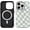 Checkerboard, variant on Compatible with iPhone 13 Pro Case [Compatible with MagSafe] -Shockproof Protective 8 ft Drop Tested TPU Cover Phone Case 6.1" (Checkerboard, iPhone 13 Pro)