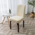 thumbnail image 4 of GY 1PCS High Elasticity Dining Chair Cover, Polyester Material, Suitable for Dining Room, Wedding, Banquet, Home Decoration, 4 of 9