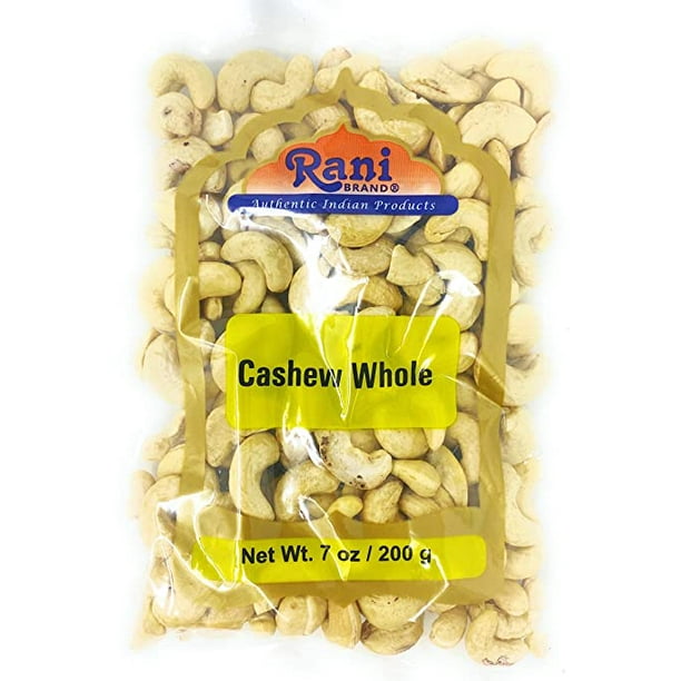 Rani Raw Cashews Whole (uncooked, unsalted) 7oz (200g) All Natural