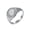 Silver, variant on Signet Rings for Men Women Cubic Zirconia Stainless Steel Silver Couple Round Circle Dainty Vintage Statement Personalized Gift Jewelry Silver 5