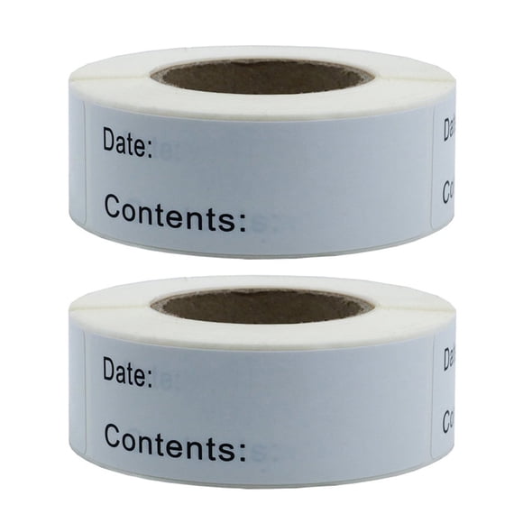 EcoNesxp Beautiful and elegant smart technology food date label stickers refrigerator refrigerator removable stickers sticky jar box label meal preparation reminder DIY content classic practical comf