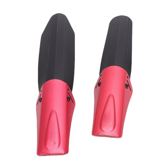 Folding Bike Mudguards Set Aluminum Alloy Front Rear Mudguard PP Nylon Telescopic Adjustable for 14-20 Inch Bicycles with Installation Tools