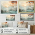 thumbnail image 4 of Designart "Striking Scenery Of Beach Sunset V" Coastal Sunset Floater Framed Wall Art Prints, 4 of 5