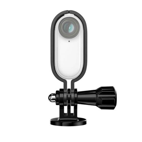 Sturdy Black Metal Adapter for Insta360 Go 2, Protects Camera, Easy to Install & Remove