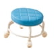 thumbnail image 4 of Taburete giratorio de 360 degree, pequeño, multiusos, ligero, para pedicura, para niños y adultos. Azul, 4 of 7