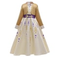 thumbnail image 1 of Disney Frozen Snow Queen Elsa vestido princesa Anna Halloween Cosplay disfraz para niñas niños malla blanca ropa de fiesta de graduación Vestido2T (etiqueta 100) Gao Jinjia LED, 1 of 2