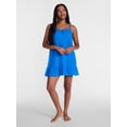 thumbnail image 2 of No Boundaries Scoop Neck Cotton Dress Coverup, Women’s XXS-XXL, 2 of 5