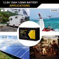 thumbnail image 2 of ROCKSOLAR 12V 10AH LiFePO4 Battery, 2 of 2