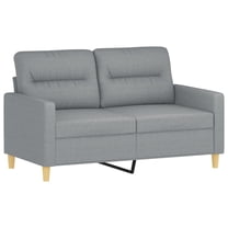 vidaXL Sofa Accent Upholstered 3-Seater Sofa Couch for Living Room Fabric
