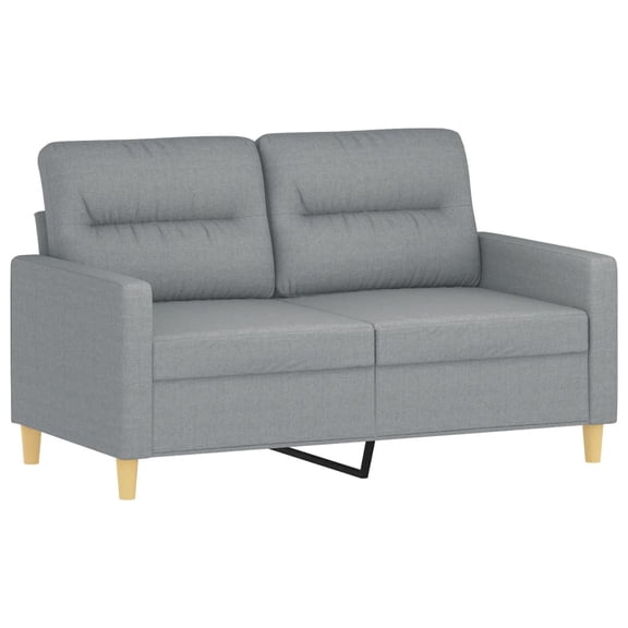 vidaXL Sofa Accent Upholstered 3-Seater Sofa Couch for Living Room Fabric