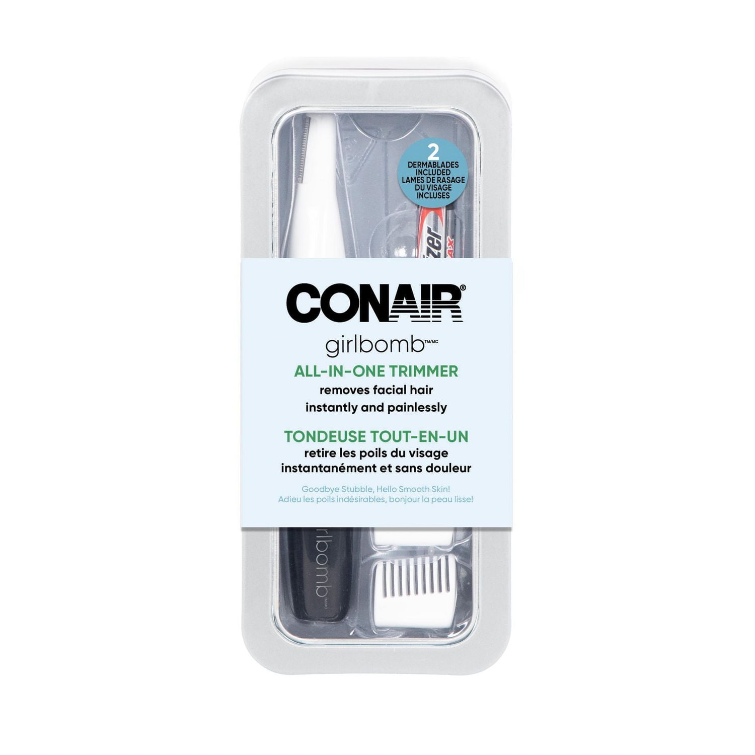 Girl Bomb All-In-One Trimmer, Facial Trimmer