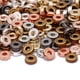 thumbnail image 5 of Lote de 200 cuentas espaciadoras CCB de 6mm, cuentas redondas planas y sueltas para hacer joyas, accesorios y suministros, 5 of 5