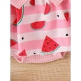 thumbnail image 6 of Bagilaanoe Newborn Baby Girl Summer Rompers Dress Print Sleeveless Bodysuits + Headband 3M 6M 9M 12M 18M Infant Patchwork A-line Dresses, 6 of 9