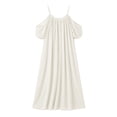 thumbnail image 5 of Guieoi Shift Dresses for Women 2026 Fall Off-Shoulder 3/4 Sleeve Maxi Dress with Pockets and Full Dress White XL, 5 of 5