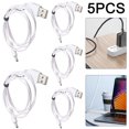 thumbnail image 1 of 5 Uds USB A DC 3 5mm Cable Alimentación 5x1 35mm 5V Barril Jack, 1 of 8