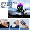 thumbnail image 4 of for iPhone 14 Pro Max 5G Case, iPhone 14 Pro Max Magnetic Case with Built in Magnets, Clear Slim Bumper Case with Drop Protection for iPhone 14 Pro Max 6.7" -Dark Purple, 4 of 16