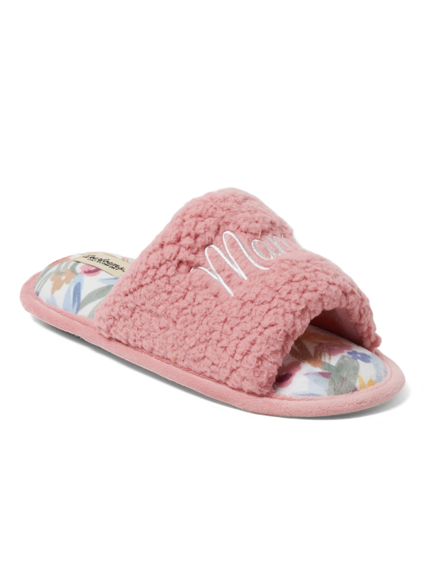 Dearfoams Cozy Comfort Women's Mama Bear Scuff Slippers