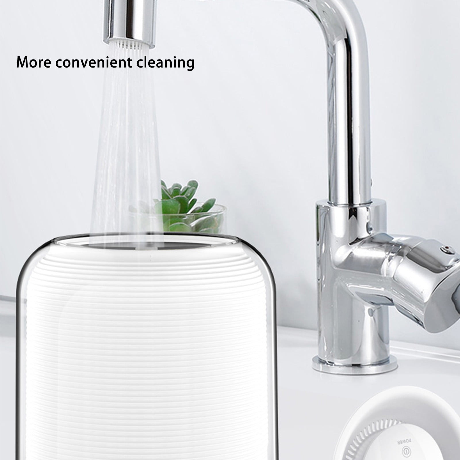 LACKUST Humidifiers for Bedroom,3L Large Room Humidifier for Bedroom, Warm Mist Desk Diffuser, Quiet Auto Shut Off,White