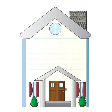 Large Notepad - House