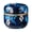 Blue Flower Season, variant on Yiran Hua Ji Wu Yu Style Metal Tea Canister Flower Tea Storage Tin