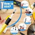 thumbnail image 4 of Caulking Finisher Kit, Tungsten Carbide For Durability And Precision, Boron Steel Cutting Design For Versatile Applications, 32 Pieces Multicolor Set For Comprehensive Home Repair, 4 of 5
