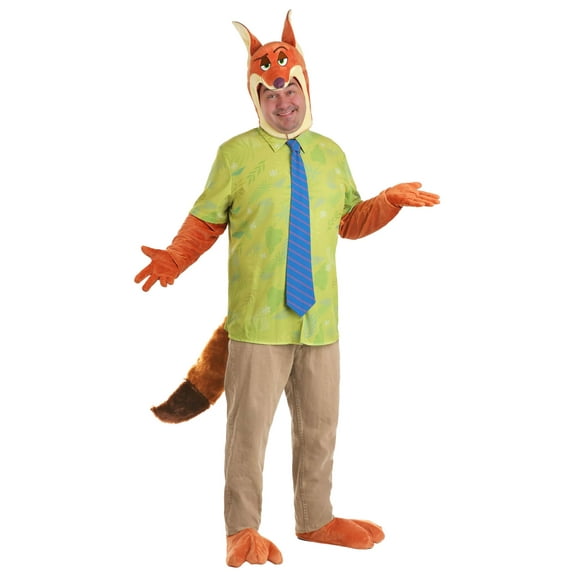 Plus Size Disney Zootopia Nick Wilde Costume for Men
