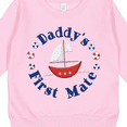 thumbnail image 3 of Inktastic Daddy's First Mate Toddler Sweatshirt, 3 of 4
