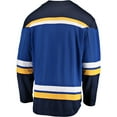 thumbnail image 2 of Men's Fanatics Branded Blue St. Louis Blues Breakaway Home Jersey, 2 of 3