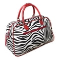 thumbnail image 5 of World Traveler 21-inch Carry-on Duffel Bag - Pink Trim Zebra, 5 of 8
