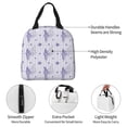 thumbnail image 3 of Rocae Stripes and Sprigs of Lavender for Insulated Lunch Bag for Women Men,Large Lunch Box for Work School Picnic Hiking Daytrip, 3 of 5