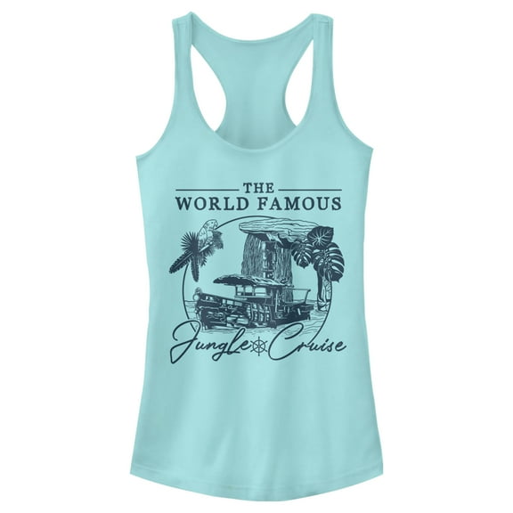 Junior's Jungle Cruise The World Famous La Quila Racerback Tank Top Cancun 2X Large