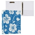thumbnail image 3 of Iauyy PVC Round Ring Binders, 200 Page Capacity, 2 Pack，Flower Pattern, 3 of 8