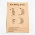 thumbnail image 4 of Groomer Cat Self Groomer Resistencia Al Desgaste PE Forma De Gato Masajeador Facial Tablero De Picazón Con Hierba Gatera, 4 of 5